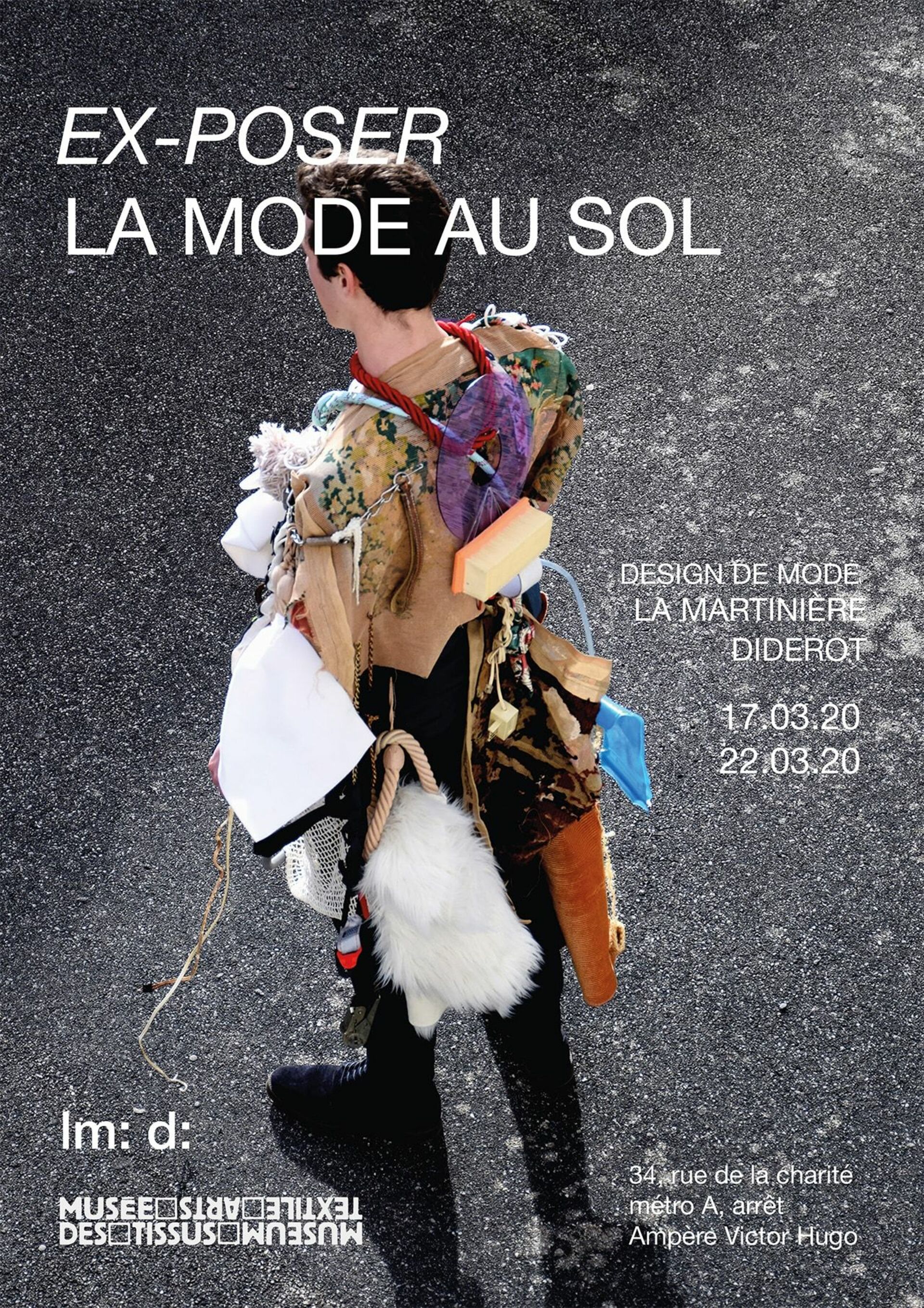Affiche *Ex-poser* © L’École Supérieure de Design La Martinière Diderot