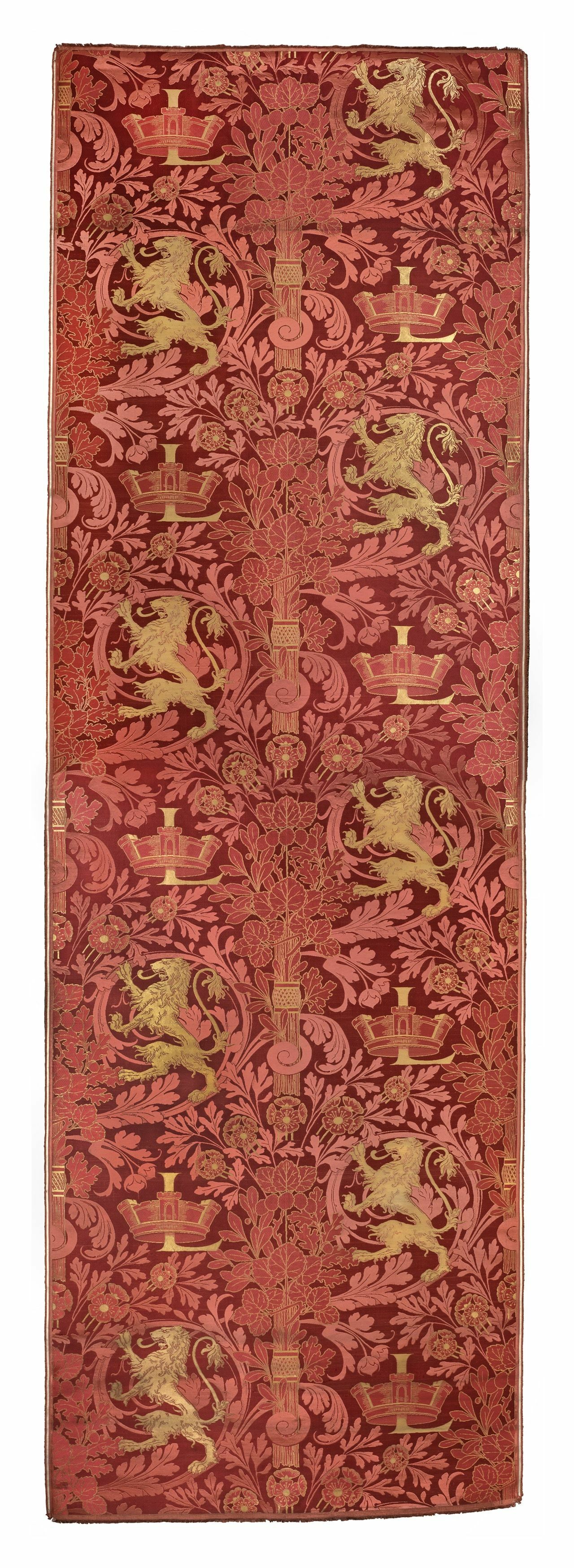 Joseph-Alphonse Henry, Claudius Ducrot, Brocart rouge et or aux armes de la ville de Lyon, Lyon, 1899.