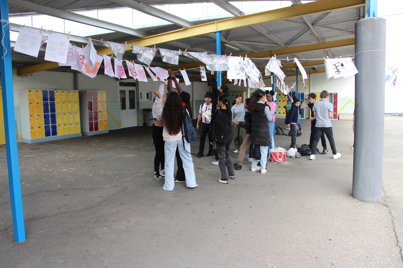 Collège Les Iris - Villeurbanne © Maelle Pasquier