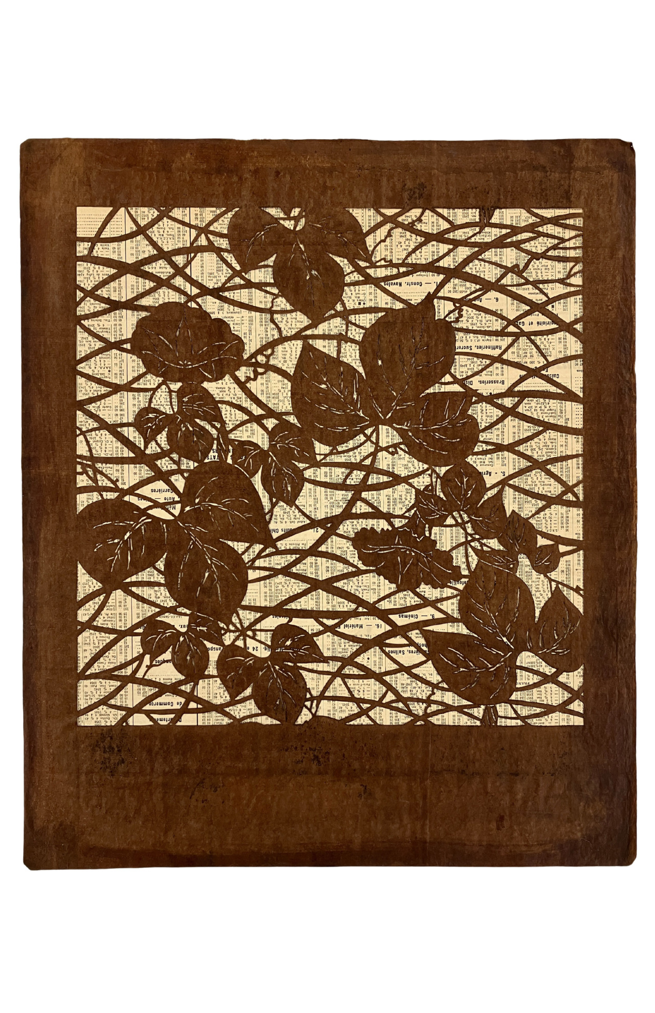 Katagami, Japon, entre 1840 et 1868. MT 2024.10.10. Don de Blanche et Bertrand Bellon, 2024. © © Lyon, musée des Tissus et Arts décoratifs – D. R. 